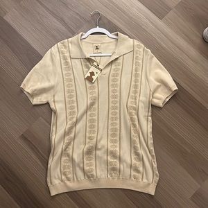 Dandy Del Mar Men’s Sweater Polo Large